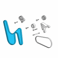 OEM 2015 Chevrolet Camaro Serpentine Belt Diagram - 12654814