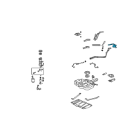 OEM 2007 Honda Fit Cap, Fuel Filler Diagram - 17670-SLN-A01
