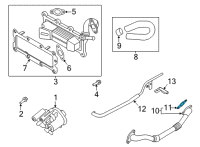 OEM Hyundai Gasket-EGR Pipe Diagram - 28493-2S030