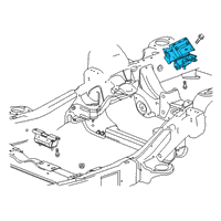 OEM 2019 Chevrolet Silverado 1500 LD MOUNT ASM-ENG Diagram - 84687020