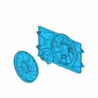 OEM 2003 Saturn Ion Fan Assembly Diagram - 15860809