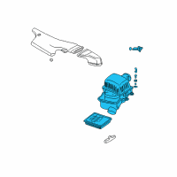 OEM 2001 BMW M3 Intake Silencer Diagram - 13-71-7-853-879