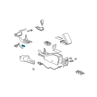 OEM Chevrolet Indicator Asm-Automatic Transmission Control 4-Speed Diagram - 15946033