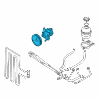 OEM 2000 BMW Z8 Vane Pump Diagram - 32-41-1-097-078