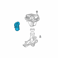 OEM 2010 Dodge Charger Clean Air Duct Diagram - 4591868AB