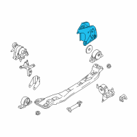 OEM 2006 Nissan Sentra Rear Engine Mount Bracket Diagram - 11332-5M000