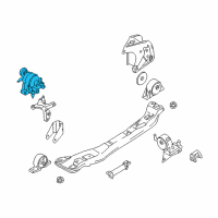 OEM 2003 Nissan Sentra Engine Mounting Insulator, Front Diagram - 11210-4Z010