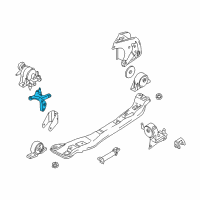 OEM 2003 Nissan Sentra Engine Mounting Bracket Diagram - 11231-4Z800