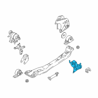 OEM 2000 Nissan Sentra Engine Mounting Insulator Assembly, Front Left Diagram - 11220-4Z015