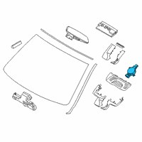 OEM BMW X5 Sensor Rain/Light/Solar/Fogg Diagram - 61-35-9-496-246