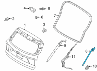 OEM Kia Sorento LIFTER Assembly-Tail GAT Diagram - 81830R5000