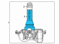 OEM 2022 Jeep Grand Wagoneer Valve Kit Diagram - 68494956AA