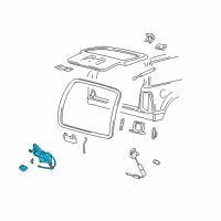 OEM Ford Explorer Lock Controller Diagram - 4L2Z-78404C40-A