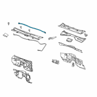 OEM 2016 Chevrolet Silverado 2500 HD Rear Weatherstrip Diagram - 22888058