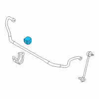 OEM 2014 BMW Z4 Stabilizer Rubber Mounting Diagram - 31-35-6-765-574