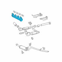 OEM 2004 Lincoln Navigator Manifold Diagram - 2L1Z-9430-BA