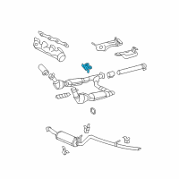 OEM 2005 Ford F-150 Converter Mount Bracket Diagram - 6L3Z-5E269-CA