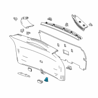 OEM Chevrolet Traverse Trunk Switch Diagram - 84397595
