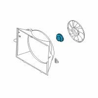 OEM BMW Fan Coupling Diagram - 17-41-7-505-109