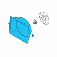 OEM BMW 760i Fan Shroud Diagram - 17-11-7-507-978