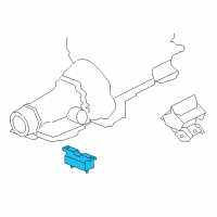 OEM Cadillac Transmission Mount Diagram - 15840277