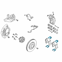 OEM Kia K900 Spring-Pad Diagram - 58144D2100