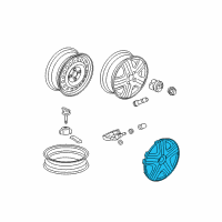OEM 2008 Honda Fit Trim Assembly, Wheel (14X5 1/2Jj) Diagram - 44733-SLN-A01