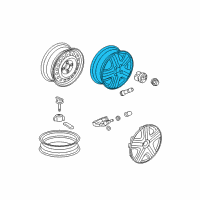 OEM 2008 Honda Fit Disk, Aluminum Wheel (15X6J) (Tpms) (Kosei) Diagram - 42700-SLN-A82