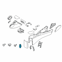 OEM Kia Button Start Swtich Assembly Diagram - 95430B2700