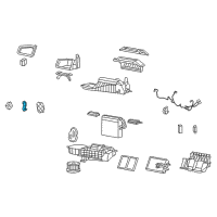 OEM Cadillac XLR Actuator Diagram - 22754989
