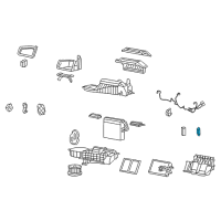 OEM 2010 Chevrolet Corvette Expansion Valve Connector Diagram - 89018847