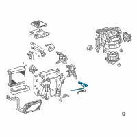 OEM 2013 Toyota FJ Cruiser Thermostatic Switch Diagram - 88625-60190