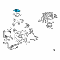 OEM Toyota Filter Diagram - 87139-06030