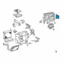 OEM 2003 Lexus GX470 Damper Servo Sub Assembly Diagram - 87106-35150