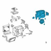 OEM 2005 Lexus GX470 Blower Assembly Diagram - 87130-35151