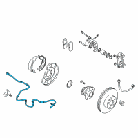 OEM Nissan Maxima Sensor Assembly-ANTISKID, REARR Diagram - 47900-3TA2A
