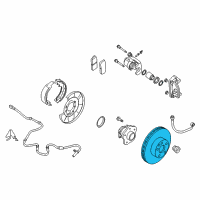 OEM 2018 Nissan Maxima Rotor Brake Diagram - 43206-9N50B