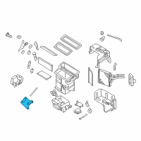 OEM 2000 Nissan Maxima Mode Actuator Assembly Diagram - 27731-1W200