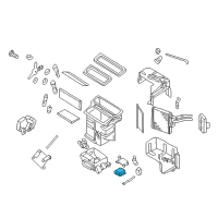 OEM 1999 Infiniti QX4 Air Mix Actuator Assembly Diagram - 27732-1W601