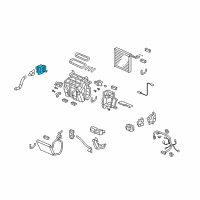 OEM 2013 Honda Crosstour Motor Assembly, Air Mix (Driver Side) Diagram - 79160-TP6-A21