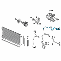 OEM 2021 Honda Civic Pipe Comp Heat Ex Diagram - 80331-TBC-A01