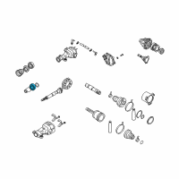 OEM Infiniti M35 Bearing-Drive Pinion, Rear Diagram - 38120-0C000