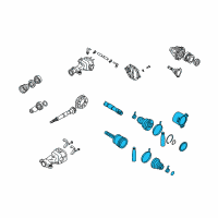 OEM 2003 Nissan 350Z Shaft Assembly-Rear Drive, L Diagram - 39601-AM600
