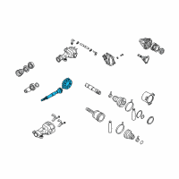 OEM Nissan 350Z Gear Set-Final Drive Diagram - 38100-0F47A