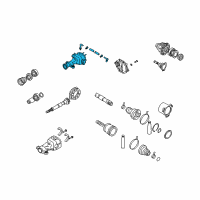 OEM 2003 Infiniti G35 Final Drive Assembly Diagram - 38301-0C322