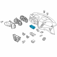 OEM Hyundai Veloster Complete-Crash Pad Lower Switch Diagram - 93300-2V110-4X