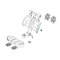 OEM 2014 Kia Cadenza Heater ECU-Seat Diagram - 881923R800
