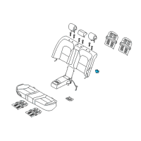 OEM 2016 Kia Cadenza Heater ECU-Seat Diagram - 881923R801