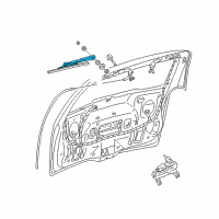 OEM 1999 Chevrolet Venture Rear Arm Diagram - 10323561