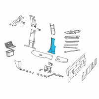 OEM Ram 1500 Classic Panel-C Pillar Diagram - 1EB80HL1AA